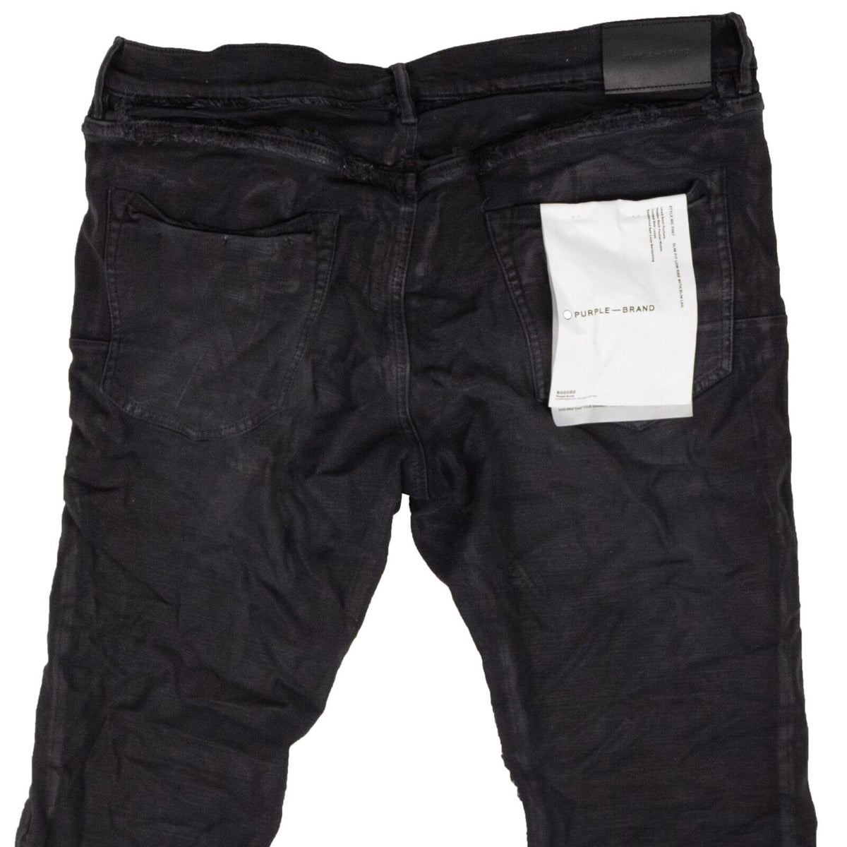 Black Inside Out Frayed Skinny Jeans